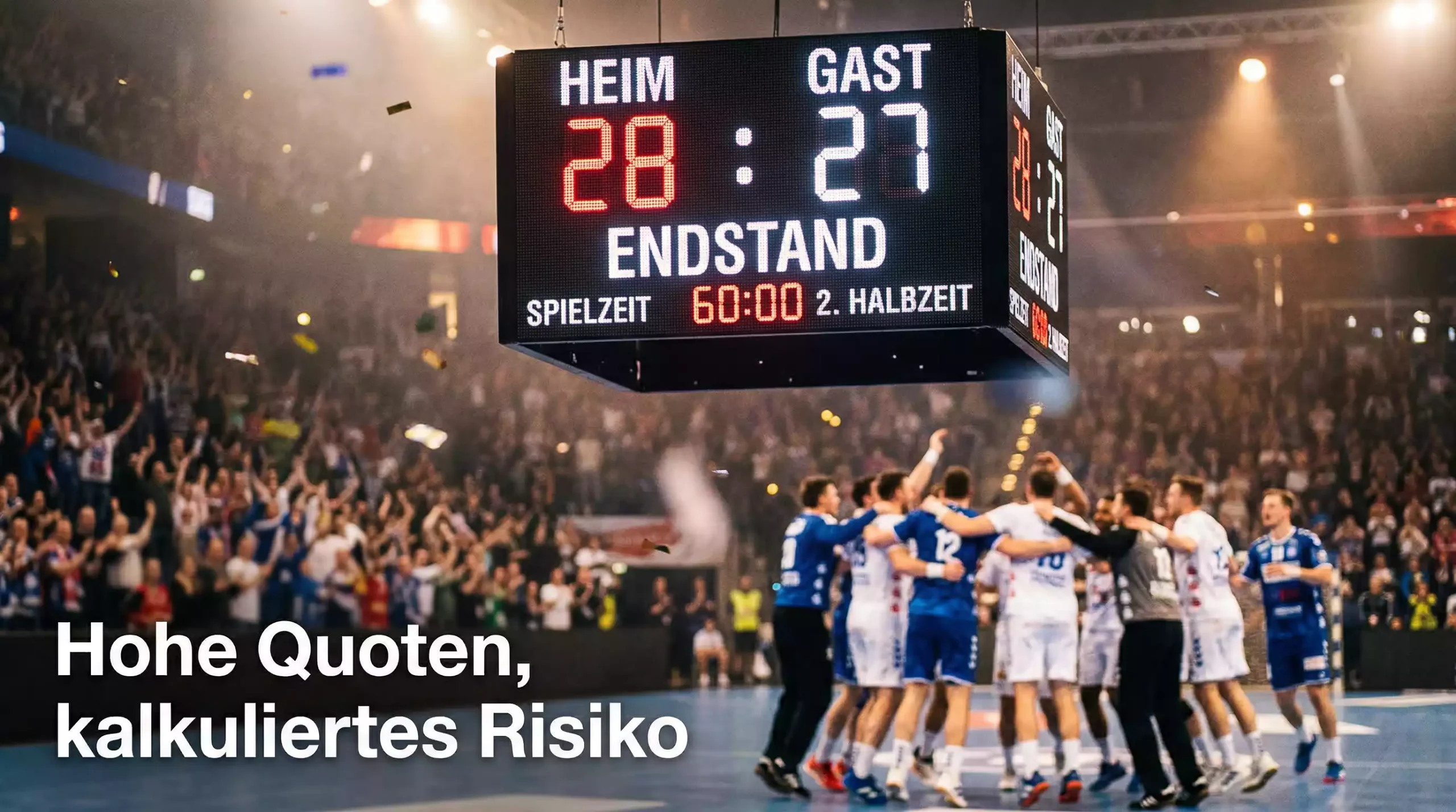 Exakte Ergebnis-Wetten Handball – Hohe Quoten