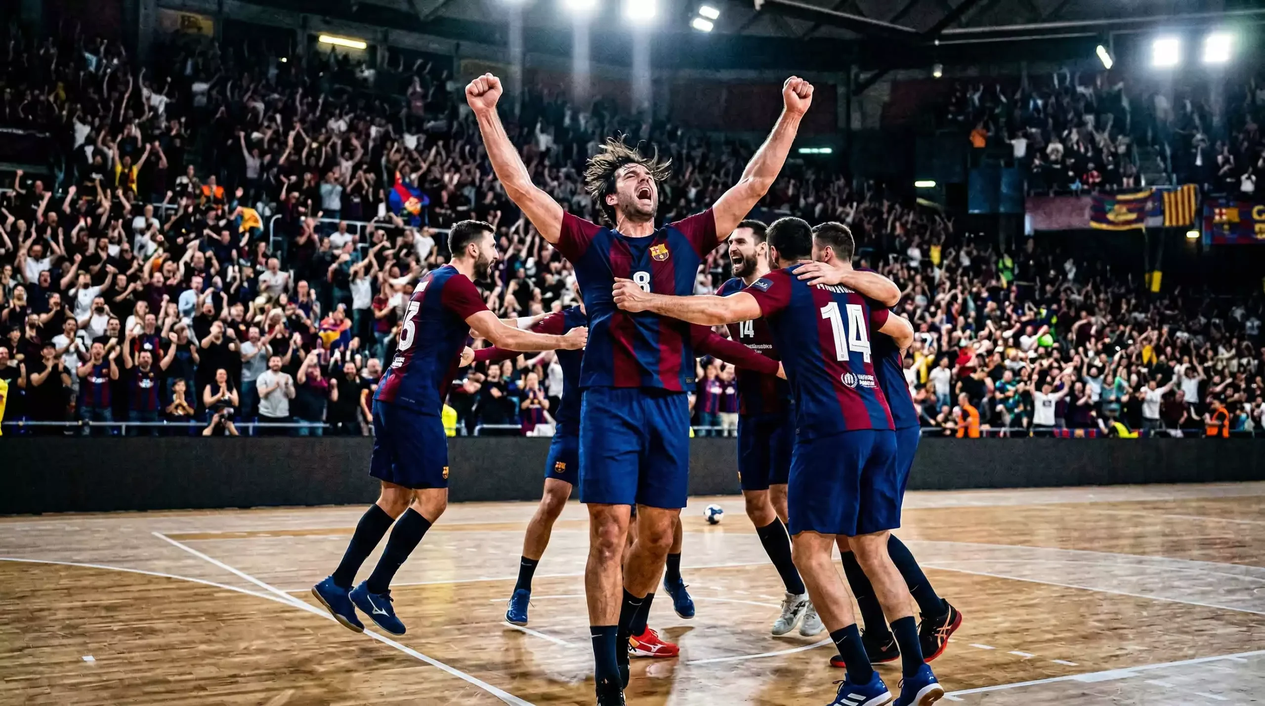 FC Barcelona Handball Team in der EHF Champions League