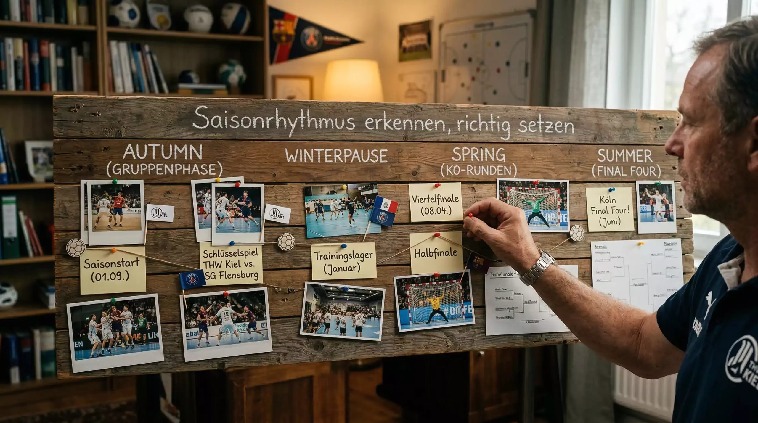 Saisonverlauf EHF Champions League – Wettmuster